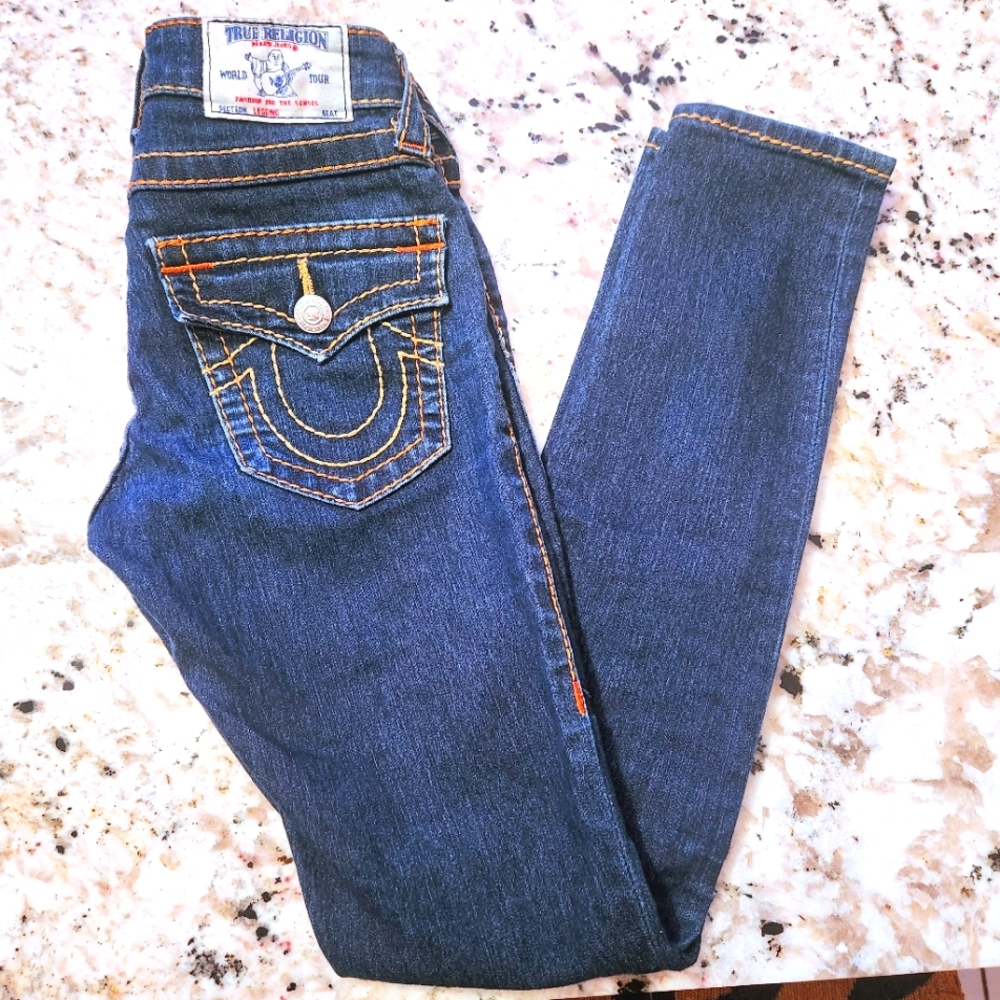 True Religion Skinny Flap Pocket Jeans